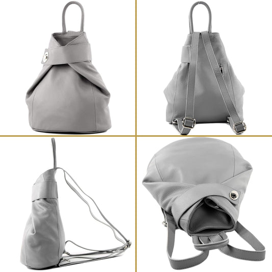 modamoda de - T179 - ital: mochila de mujer de cuero