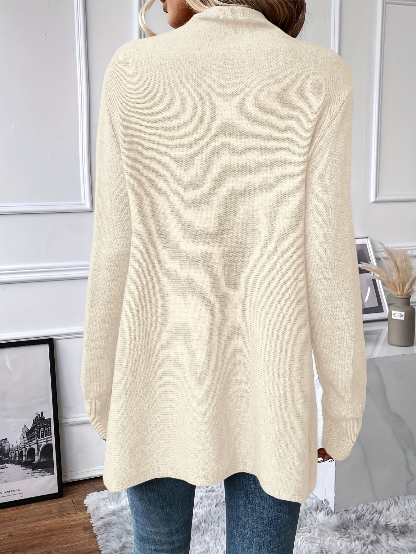 Xaile decorativo com franjas e borlas – Gola drapeada elegante