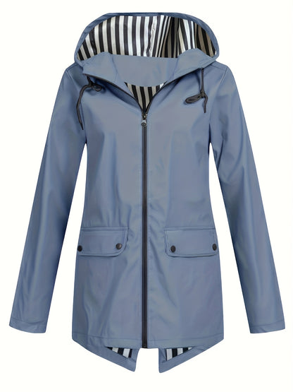 Chaqueta ligera con capucha para mujer