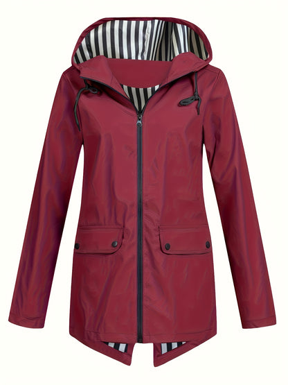 Chaqueta ligera con capucha para mujer