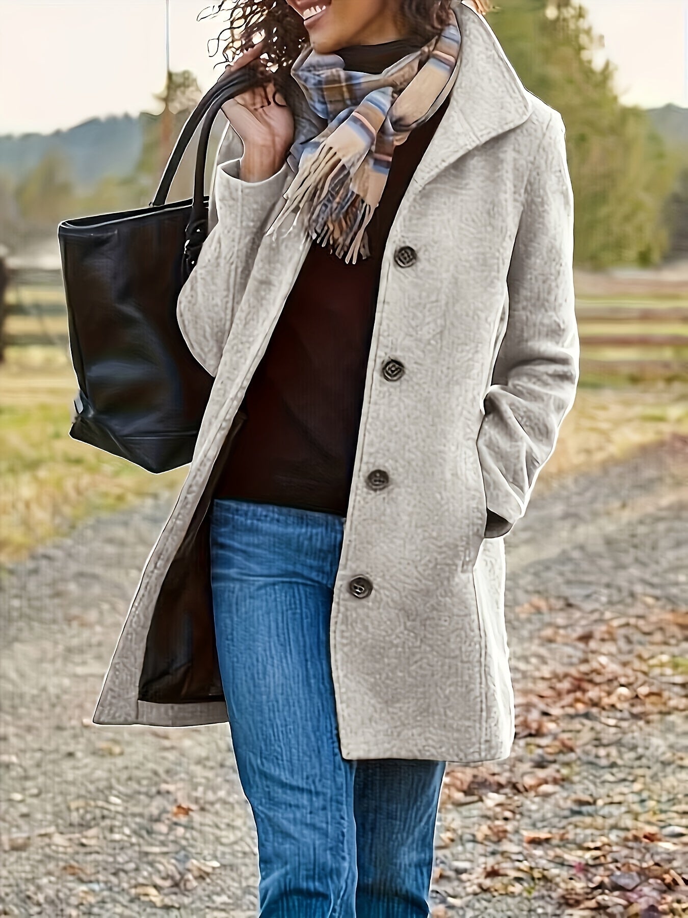 Chaqueta Casual larga