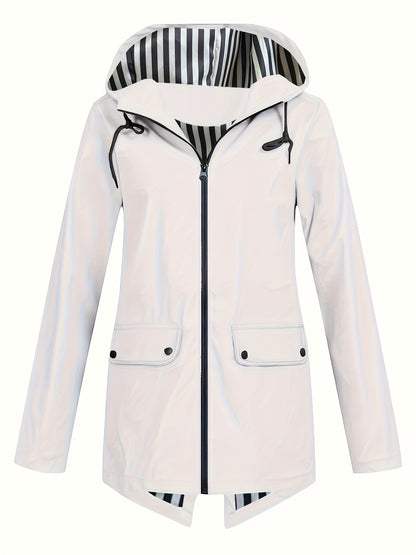 Chaqueta ligera con capucha para mujer