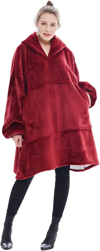 Sudadera con Capucha, manta,Talla Única, cálida, Suave, y cómoda