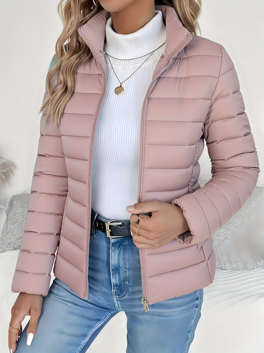 Abrigo de invierno ligero para mujer - Chaqueta larga