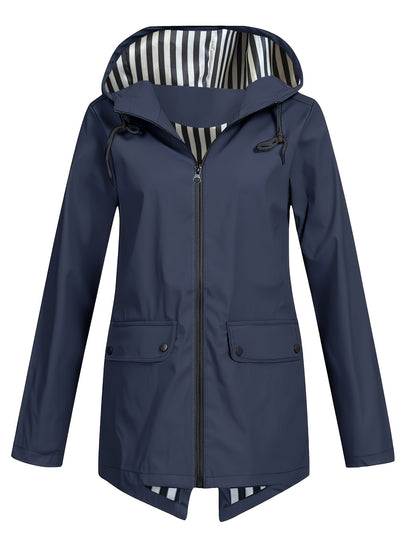 Chaqueta ligera con capucha para mujer