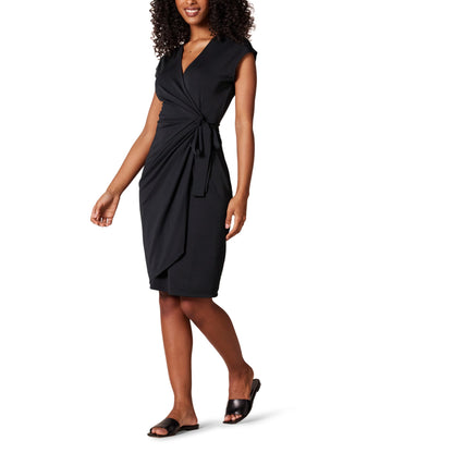 Amazon Essentials Women's Classic Cap Sleeve Wrap Dress (Available in Plus Size)