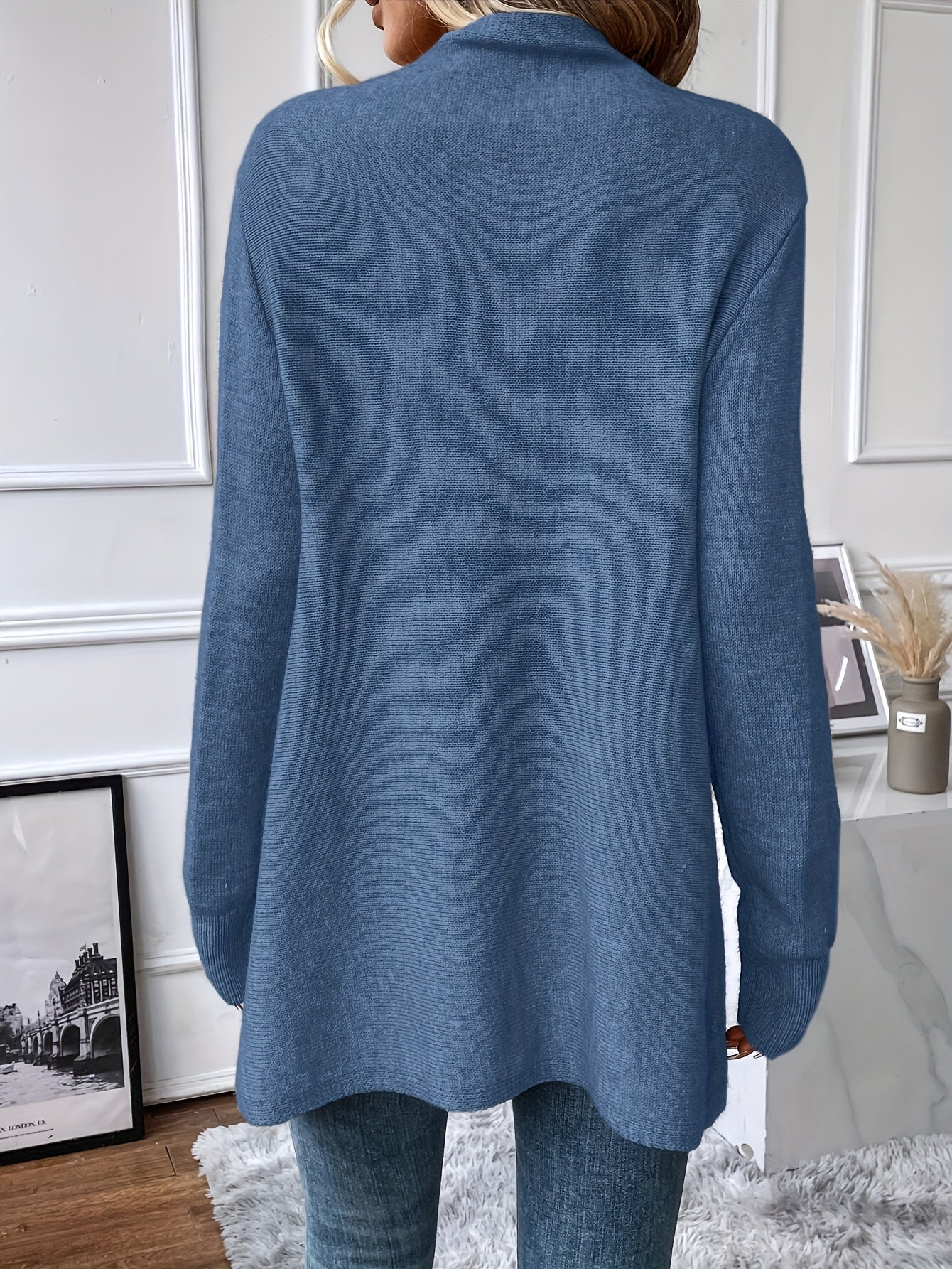 Xaile decorativo com franjas e borlas – Gola drapeada elegante