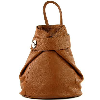 modamoda de - T179 - ital: mochila de mujer de cuero