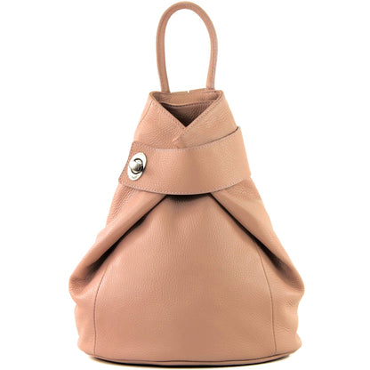 modamoda de - T179 - ital: mochila de mujer de cuero