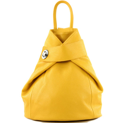 modamoda de - T179 - ital: mochila de mujer de cuero