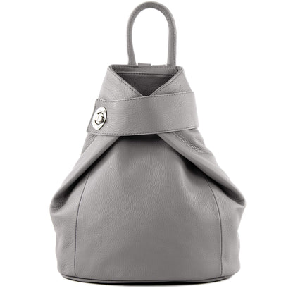 modamoda de - T179 - ital: mochila de mujer de cuero