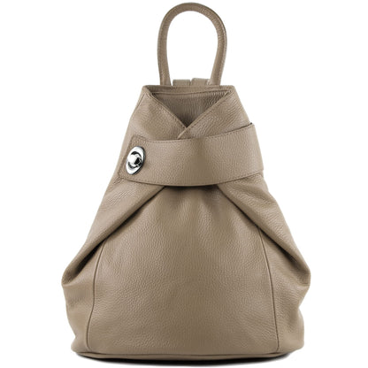 modamoda de - T179 - ital: mochila de mujer de cuero