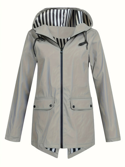 Chaqueta ligera con capucha para mujer