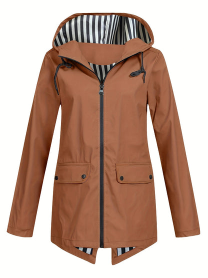Chaqueta ligera con capucha para mujer