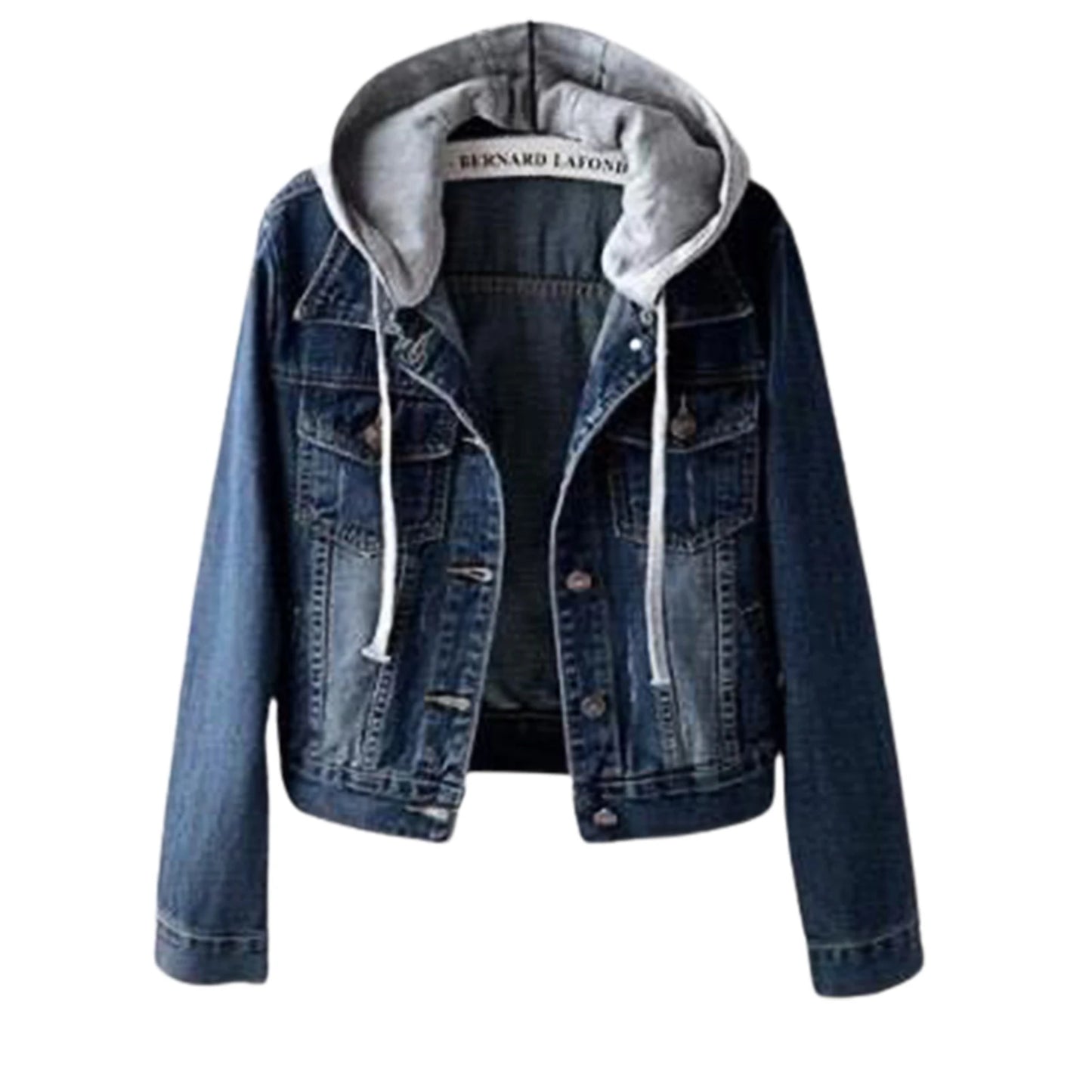 Chaqueta de invierno para mujer estilo chic — abrigo de denim suave y grueso, térmico y disponible en tallas grandes. ❄️🧥
