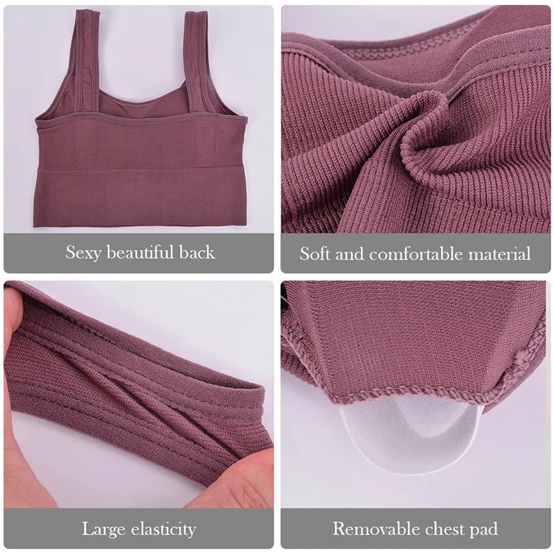 Women's Sports Top – Seamless and Breathable Sports Bra 