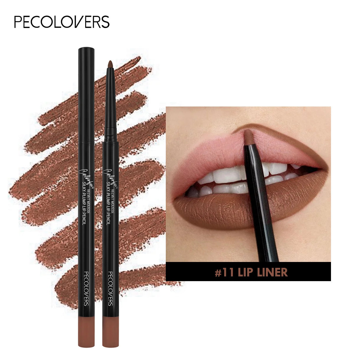 Lápiz Delineador de Labios Mate e Impermeable