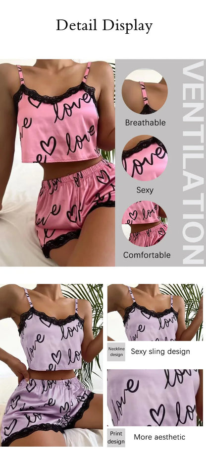 Pijama Corto de verano - conjunto de 2 Piezas