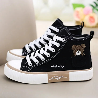 Ténis de lona para Senhora tipo AllStar – Respiráveis, Casuais e Desportivos, de Cano Alto