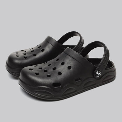 Chinelos tipo Crocs de Verão para senhora, confortáveis e leves, com sola antiderrapante em EVA