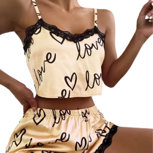 Pijama Corto de verano - conjunto de 2 Piezas