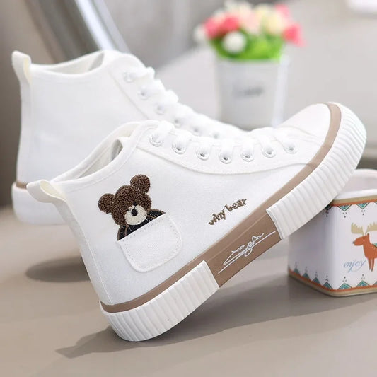 Ténis de lona para Senhora tipo AllStar – Respiráveis, Casuais e Desportivos, de Cano Alto