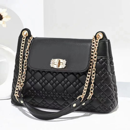 Bolso de mano y hombro con correa en cadena