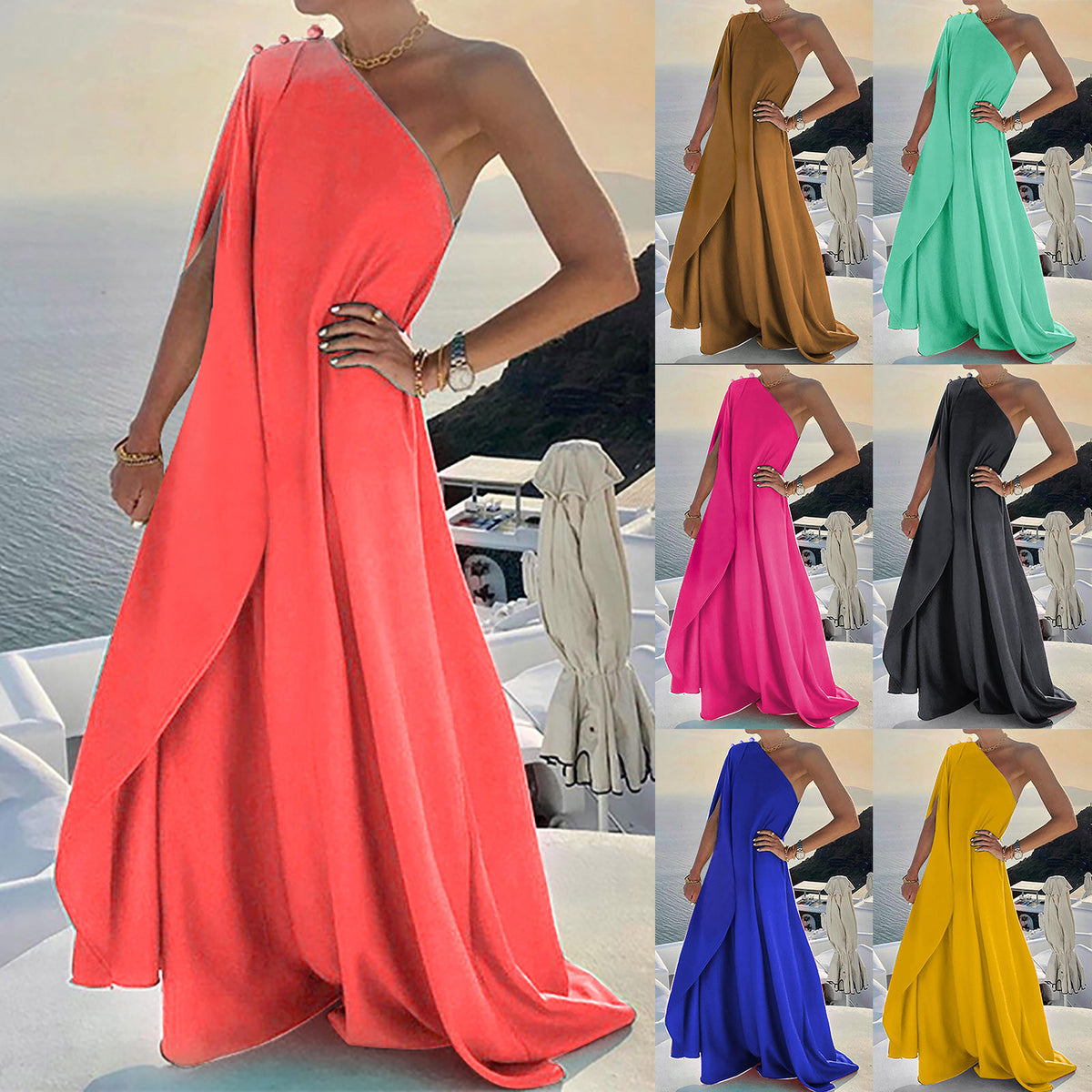 Boho Dresses for Women 2024 Plus Sizes – Long Beach Dress 