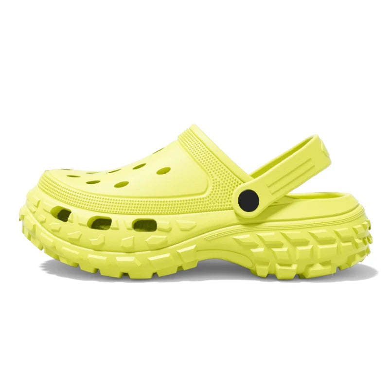 Sandálias Crocs – Verão, biqueira fechada, antiderrapantes e leves