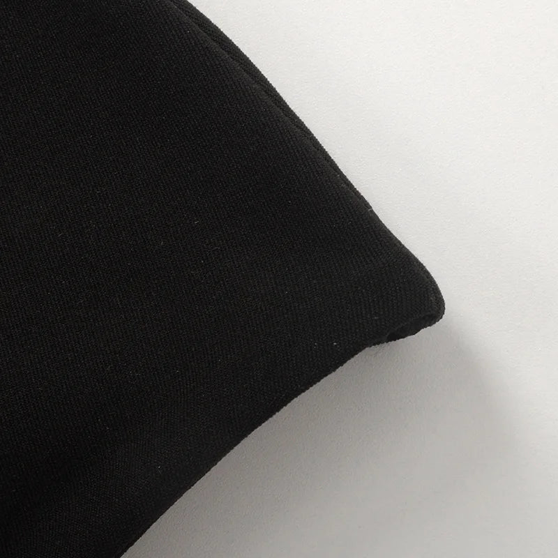 Elegante vestido sexy negro de verano para mujer sin mangas y sin espalda, casual, vestido de fiesta