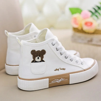 Ténis de lona para Senhora tipo AllStar – Respiráveis, Casuais e Desportivos, de Cano Alto