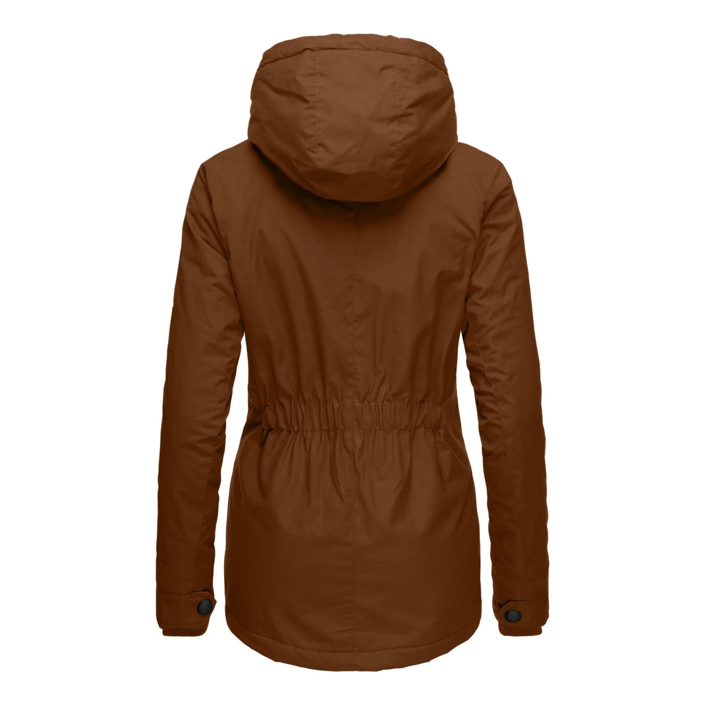 Chaqueta con Capucha y Cremallera para Mujer (Colección 2025/26). Abrigo de Invierno Forrado en Felpa Gruesa, Estilo Parka Casual con Bolsillos
