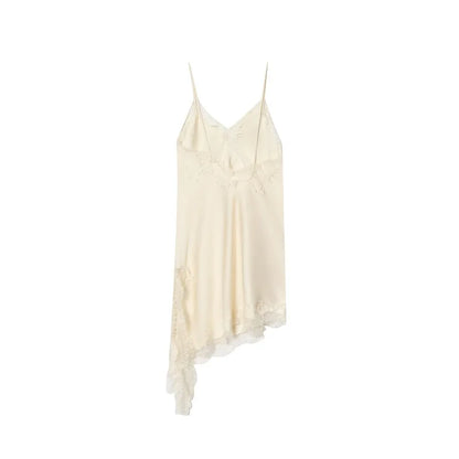 Vestido Mini de Renda e Cetim para Mulher – Estilo Sexy e Festa