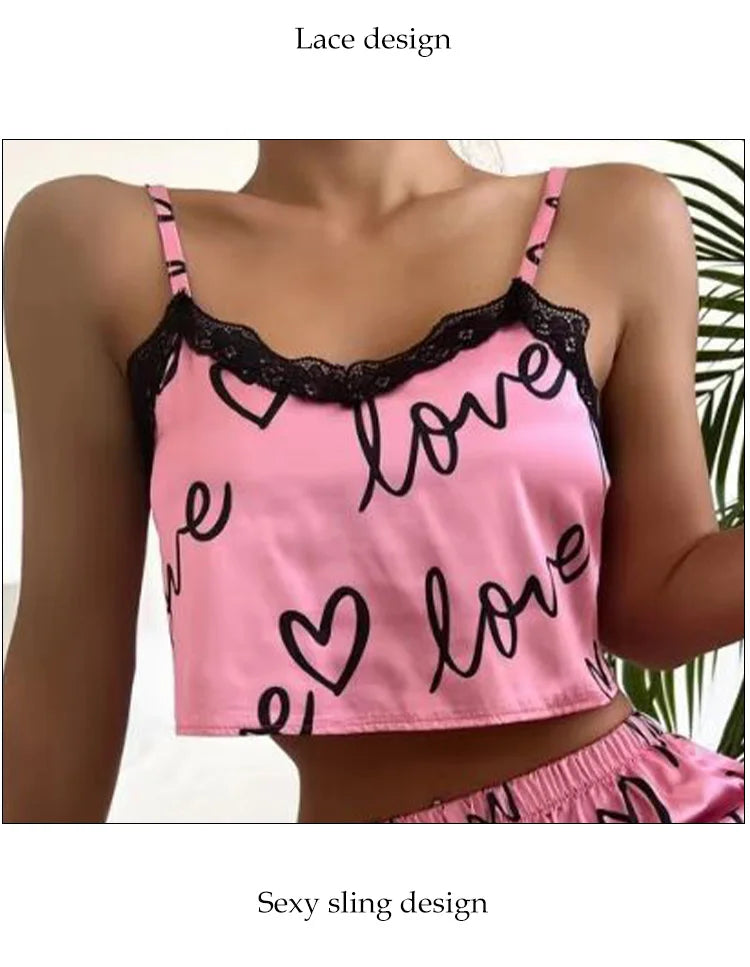 Pijama Corto de verano - conjunto de 2 Piezas