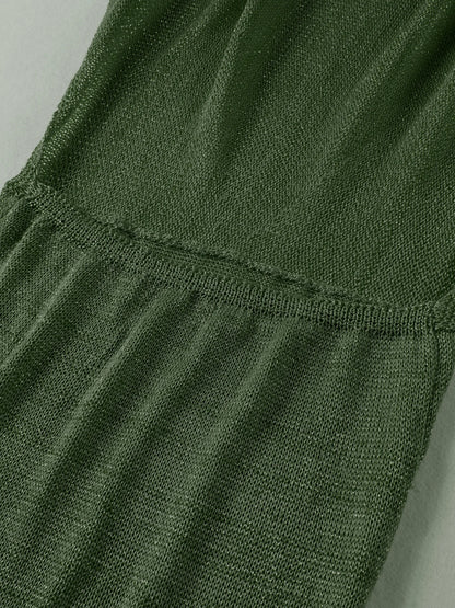 Vestido mini de praia para mulher, modelo 2026, sexy, com decote profundo em V, tecido tipo seda brilhante, malha (knit), costas descobertas