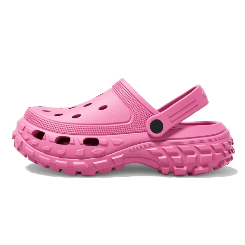 Sandálias Crocs – Verão, biqueira fechada, antiderrapantes e leves