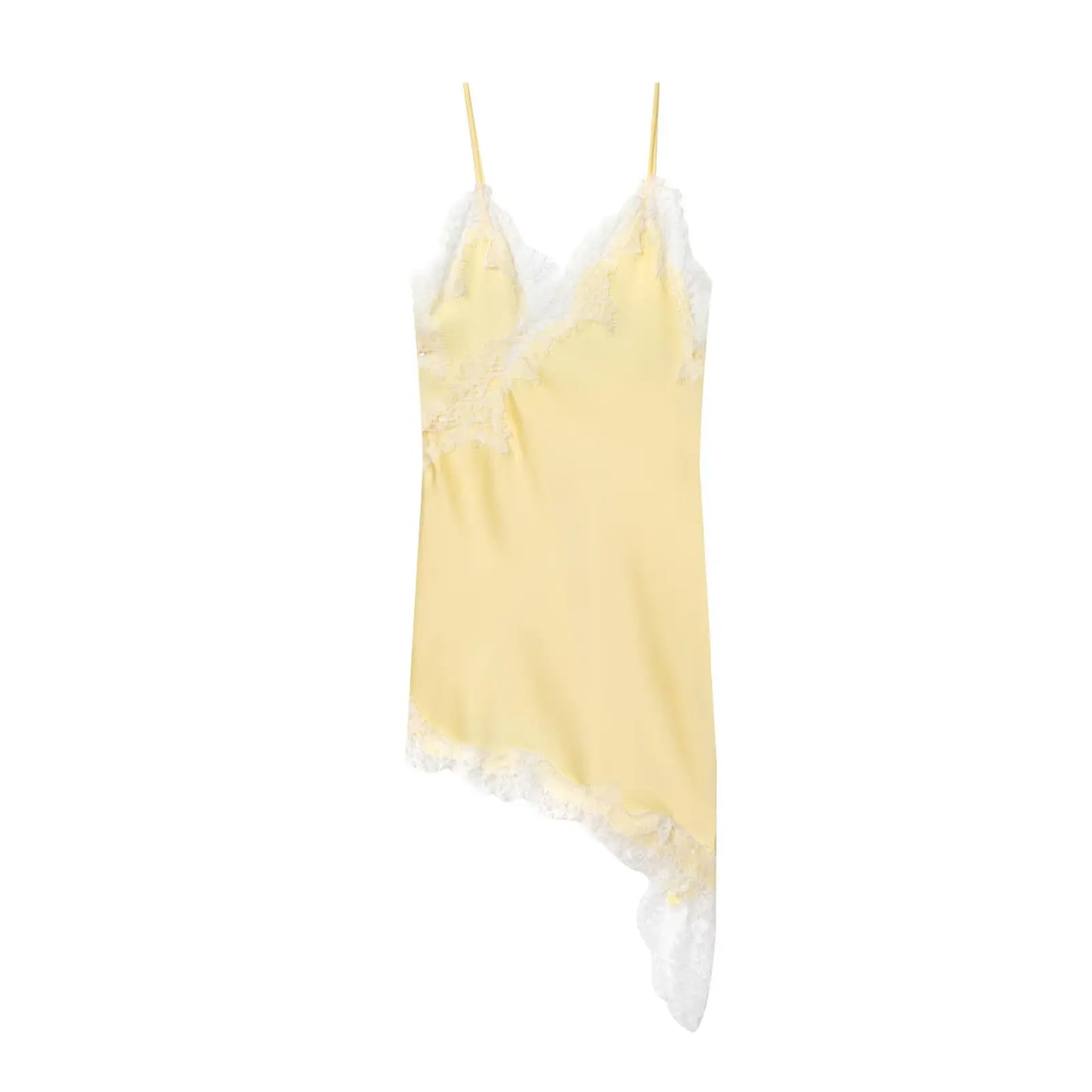 Vestido Mini de Renda e Cetim para Mulher – Estilo Sexy e Festa
