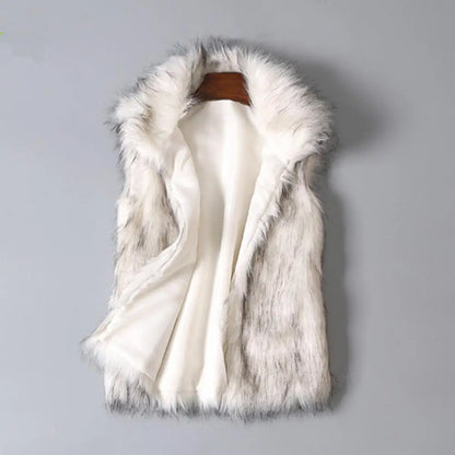 Chaleco de mujer — diseño holgado, abotonado, térmico y grueso, con pelo sintético ❄️🧥