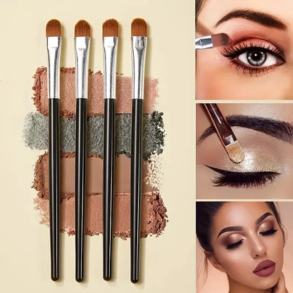 Juego de Brochas de Maquillaje Suaves y Esponjosas Profesionales para Cosméticos – Brochas para Base, Polvo, Sombra de Ojos, Kabuki, Difuminado – Herramienta de Belleza para Maquillaje