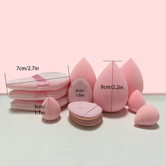 Juego combinado de 12 esponjas de maquillaje