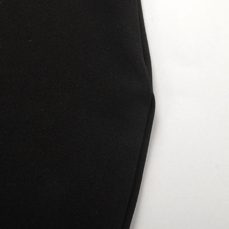 Elegante vestido sexy negro de verano para mujer sin mangas y sin espalda, casual, vestido de fiesta