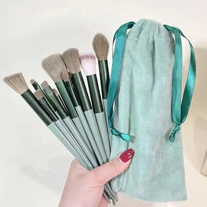 Juego de Brochas de Maquillaje Suaves y Esponjosas Profesionales para Cosméticos – Brochas para Base, Polvo, Sombra de Ojos, Kabuki, Difuminado – Herramienta de Belleza para Maquillaje