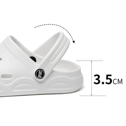 Chinelos tipo Crocs de Verão para senhora, confortáveis e leves, com sola antiderrapante em EVA