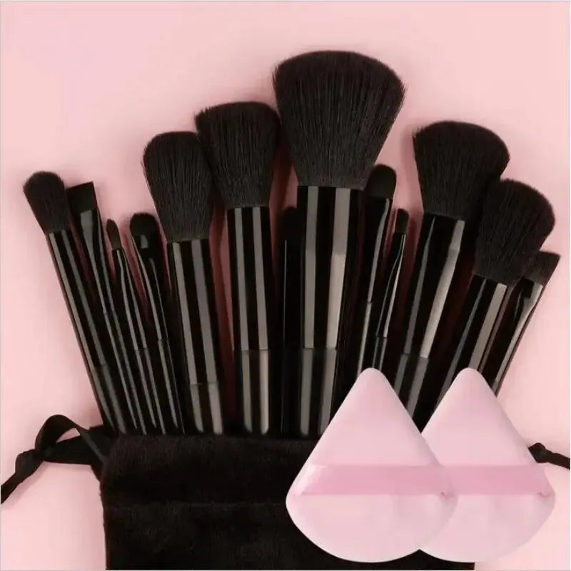 Juego de Brochas de Maquillaje Suaves y Esponjosas Profesionales para Cosméticos – Brochas para Base, Polvo, Sombra de Ojos, Kabuki, Difuminado – Herramienta de Belleza para Maquillaje
