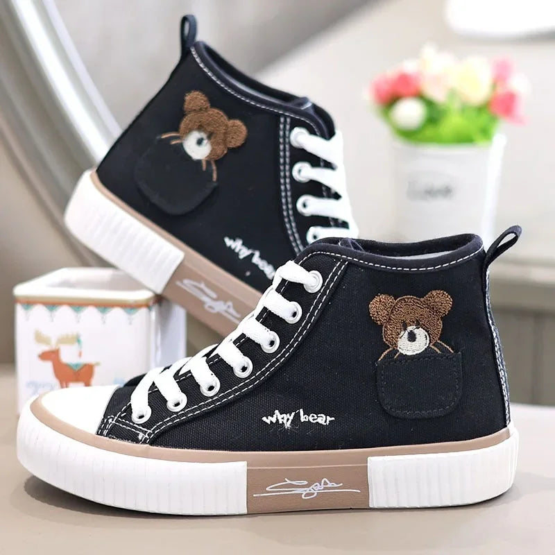 Ténis de lona para Senhora tipo AllStar – Respiráveis, Casuais e Desportivos, de Cano Alto
