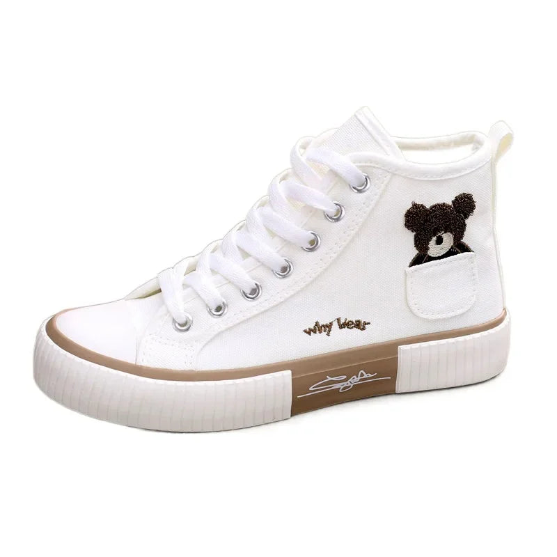 Ténis de lona para Senhora tipo AllStar – Respiráveis, Casuais e Desportivos, de Cano Alto