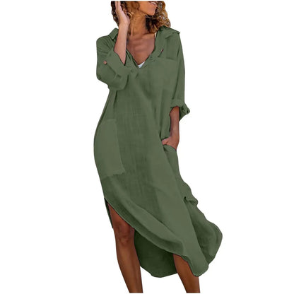 Vestido largo de playa - verano 2025