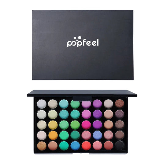 Paleta de Sombras de Ojos POPFEEL de 40 Colores