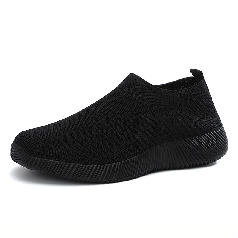 Sapatilhas de senhora – Ténis macios, leves e confortáveis, Slip-On, Ideais para Caminhadas e Uso Diário