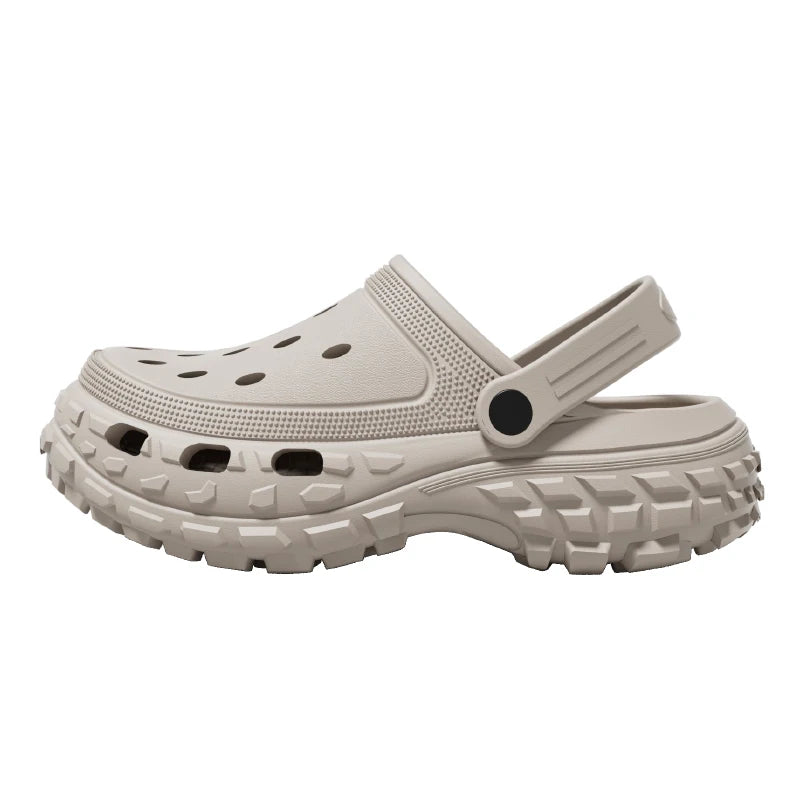 Sandálias Crocs – Verão, biqueira fechada, antiderrapantes e leves